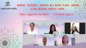 Moon Yoga khai giảng khóa học đào tạo HLV 200h Yoga Cân bằng phục hồi